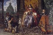 Pieter Lastman David handing over a letter to Uriah Germany oil painting artist